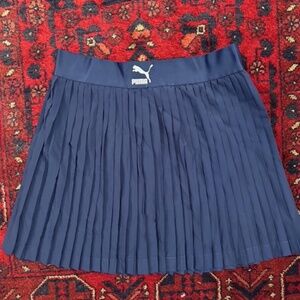 Puma Women's Navy Tennis Skirt L